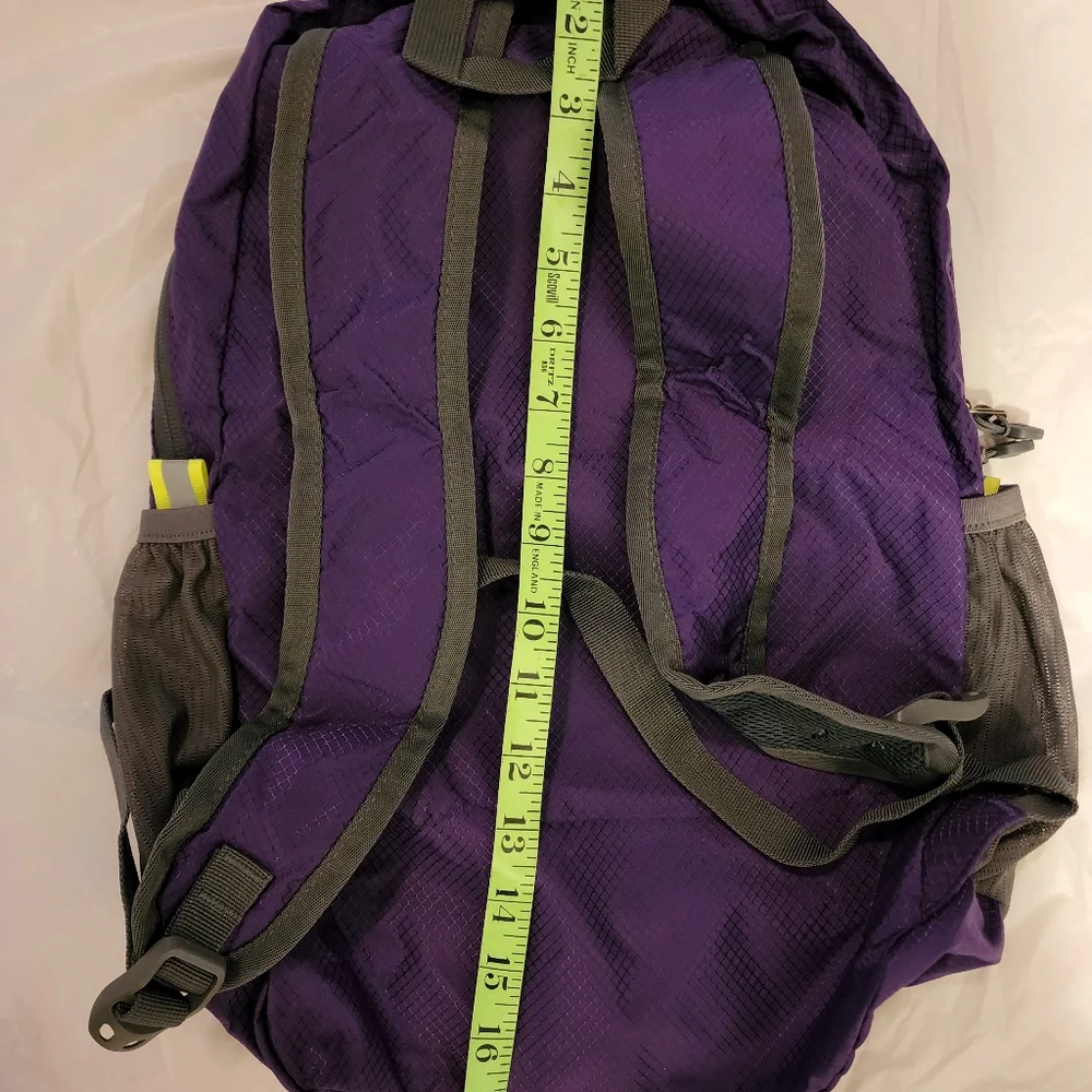 Purple Backpack bookbag handbag Greephil NEW